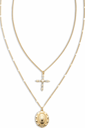 Electric Picks xSarah & Hollie Passport Necklace Set of 2