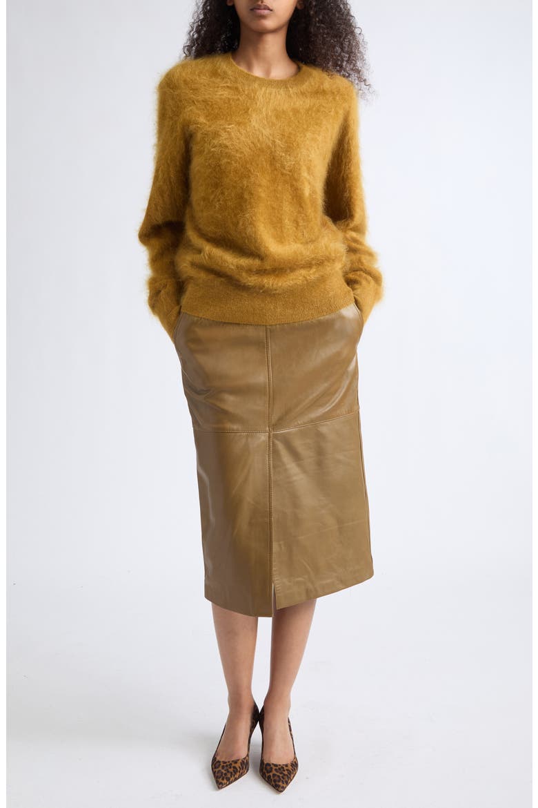 Alina Cashmere Sweater, Alternate, color, OCHRE