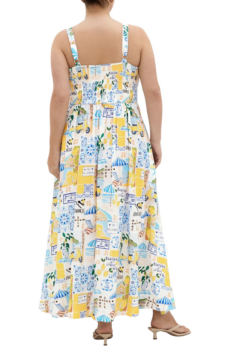 Collins Print Sleeveless Maxi Dress, Alternate, color, AMALFI COAST