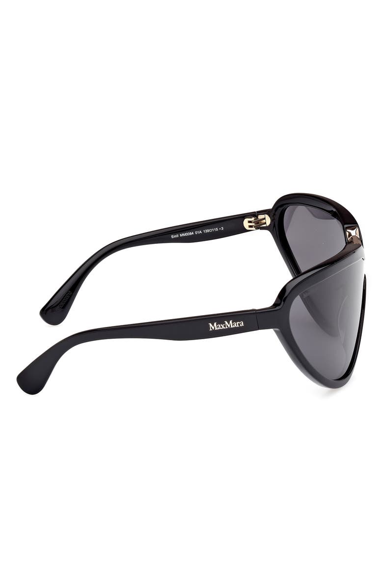 Max Mara Emil 0mm Shield Sunglasses, Alternate, color,