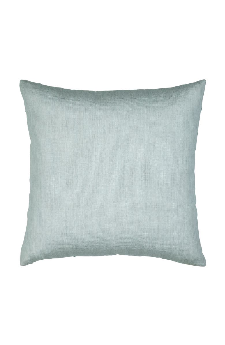Elaine Smith Tidal Glacier Hand pleated Indoor & Outdoor Woven Accent Pillow, Alternate, color, Glacier