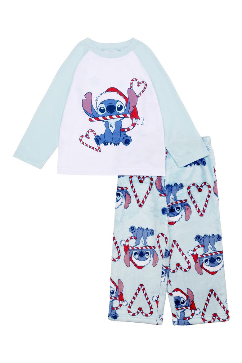 AME Kids' x Disney® Stitch Holiday Butter Long Pajamas (Women ...