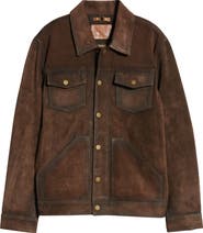 Frye Leather Trucker Jacket