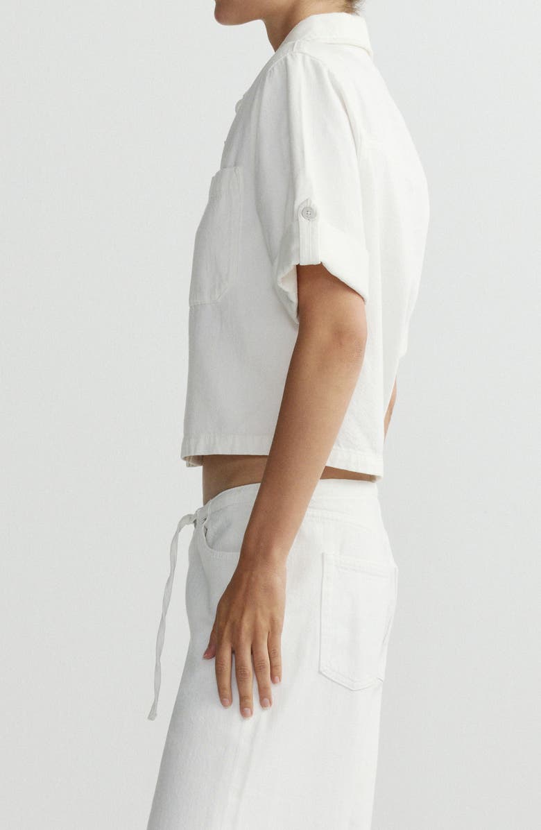 DL1961 Montauk Cuff Sleeve Crop Shirt, Alternate, color, 