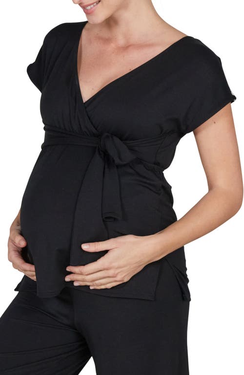 Cache Coeur Origin Pregnancy And Nursing Tunic In Blue