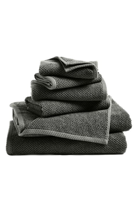 Cotton 6-Piece Textured Towel Set