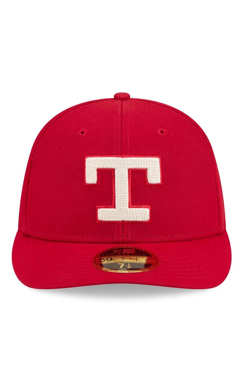 Men's New Era Red Texas Rangers 2026 City Connect Low Profile 59FIFTY Fitted Hat, Alternate, color, Red