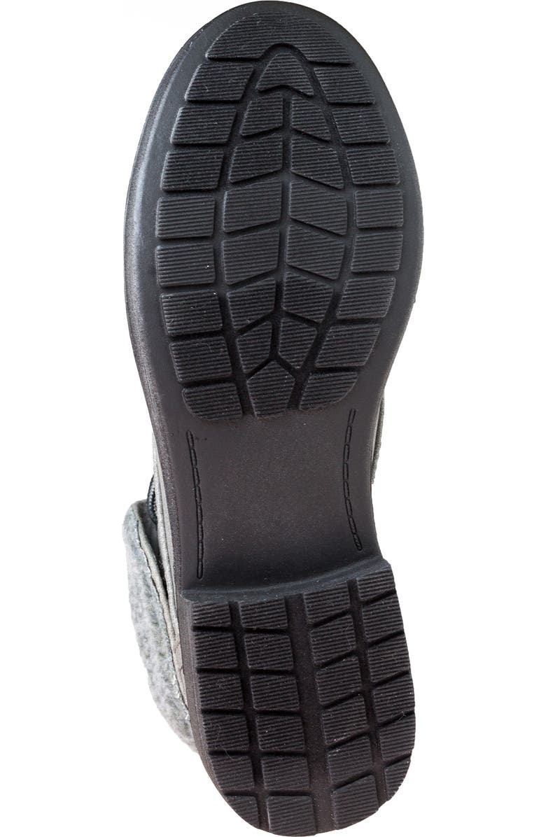 CLIFFS BY WHITE MOUNTAIN Duena Faux Shearling Trimmed Hiking Boot, Alternate, color, Lt Gry/Burn/Fab/Fleece