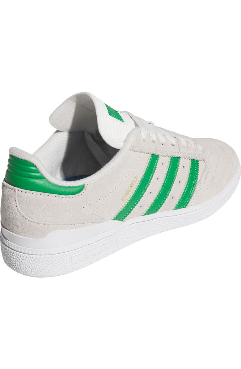 adidas Busenitz Skate Sneaker, Alternate, color, Crystal White/ Gold Metallic