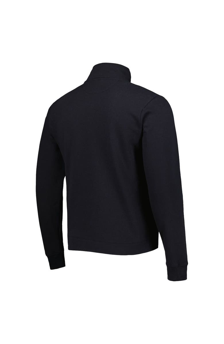 LEAGUE COLLEGIATE WEAR Men's League Collegiate Wear Black Iowa Hawkeyes Stack Essential Lightweight Fleece Quarter-Zip Sweatshirt, Alternate, color, 