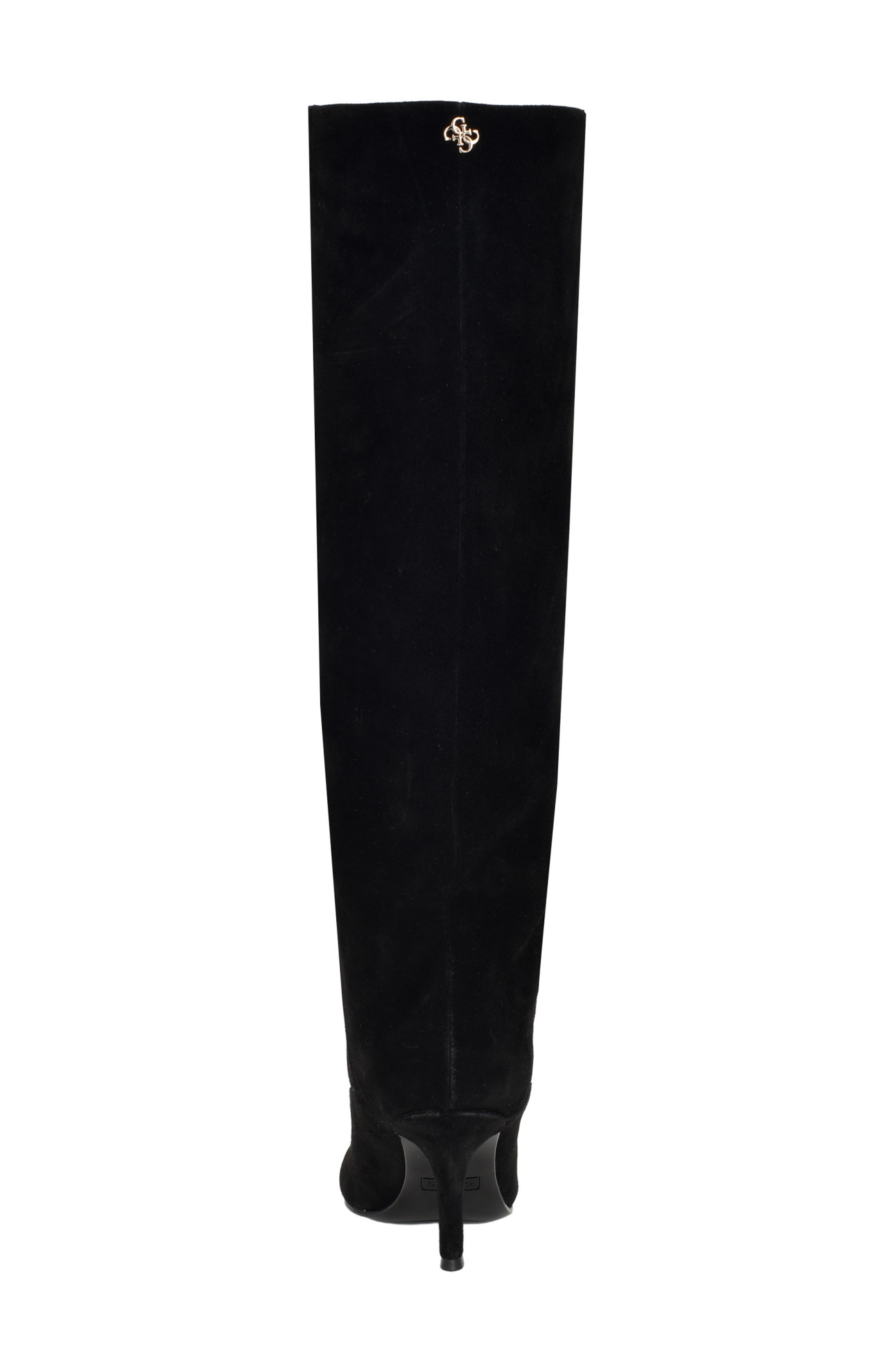 Carolan Pointed Toe Slouch Boot, Alternate, color, BLACK