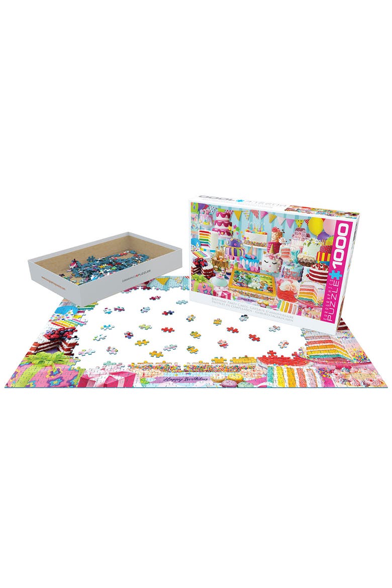 Birthday Cake Party 1000 Piece Puzzle, Alternate, color, Multicolored