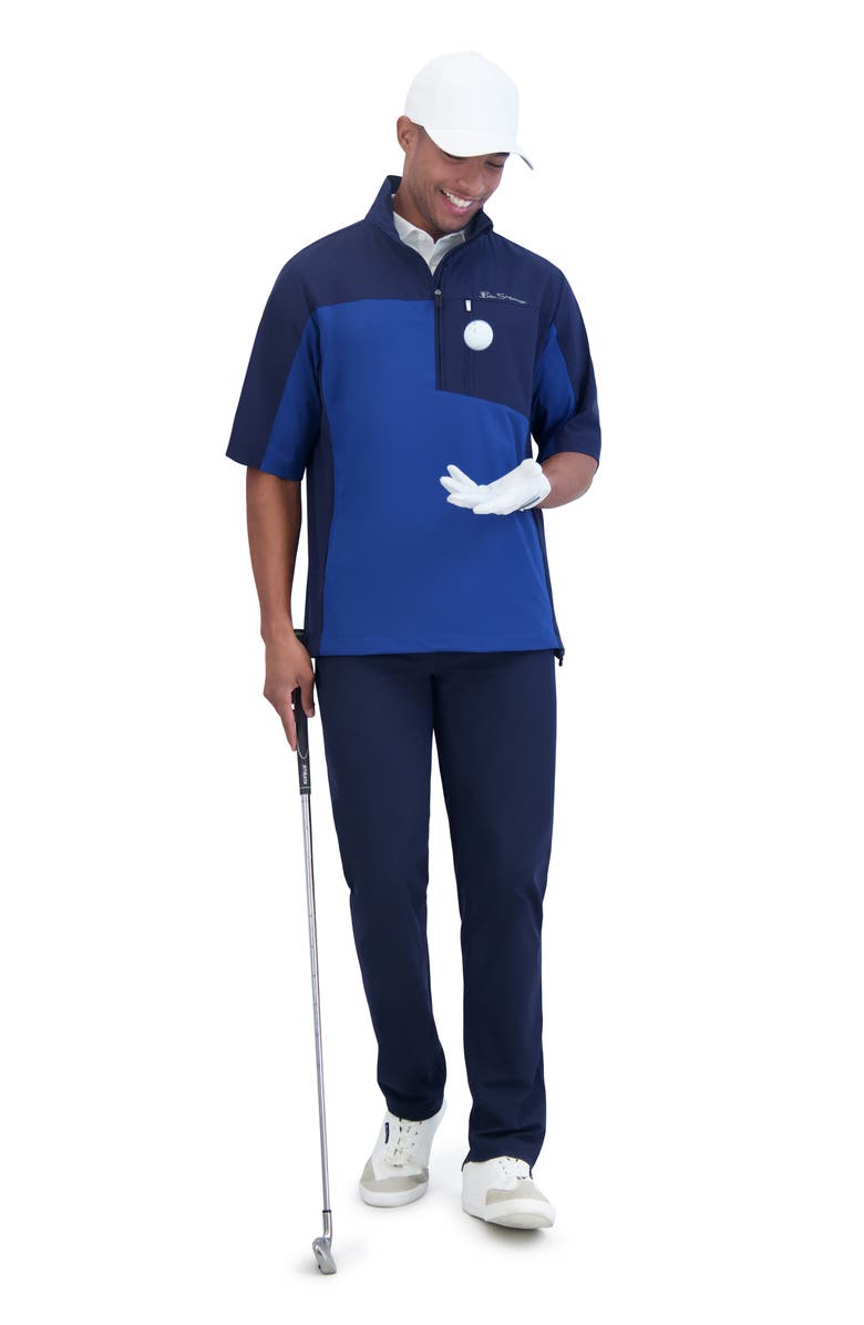 Ben Sherman Water Repellent Golf Top, Alternate, color, Navy