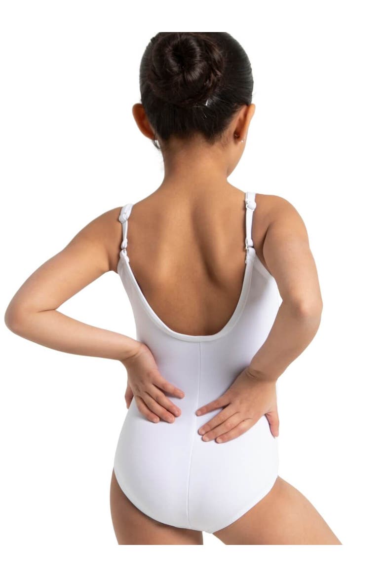 Team Basics Camisole Leotard w/ Adjustable Straps, Alternate, color, White