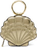 AIMEE Seashell Metallic Leather Bag Charm