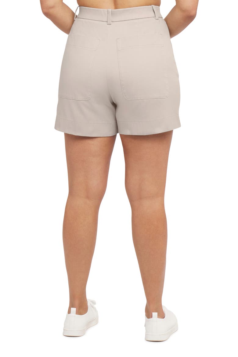 SPANXsupersmooth™ Stretch Twill Shorts, Alternate, color, BONE