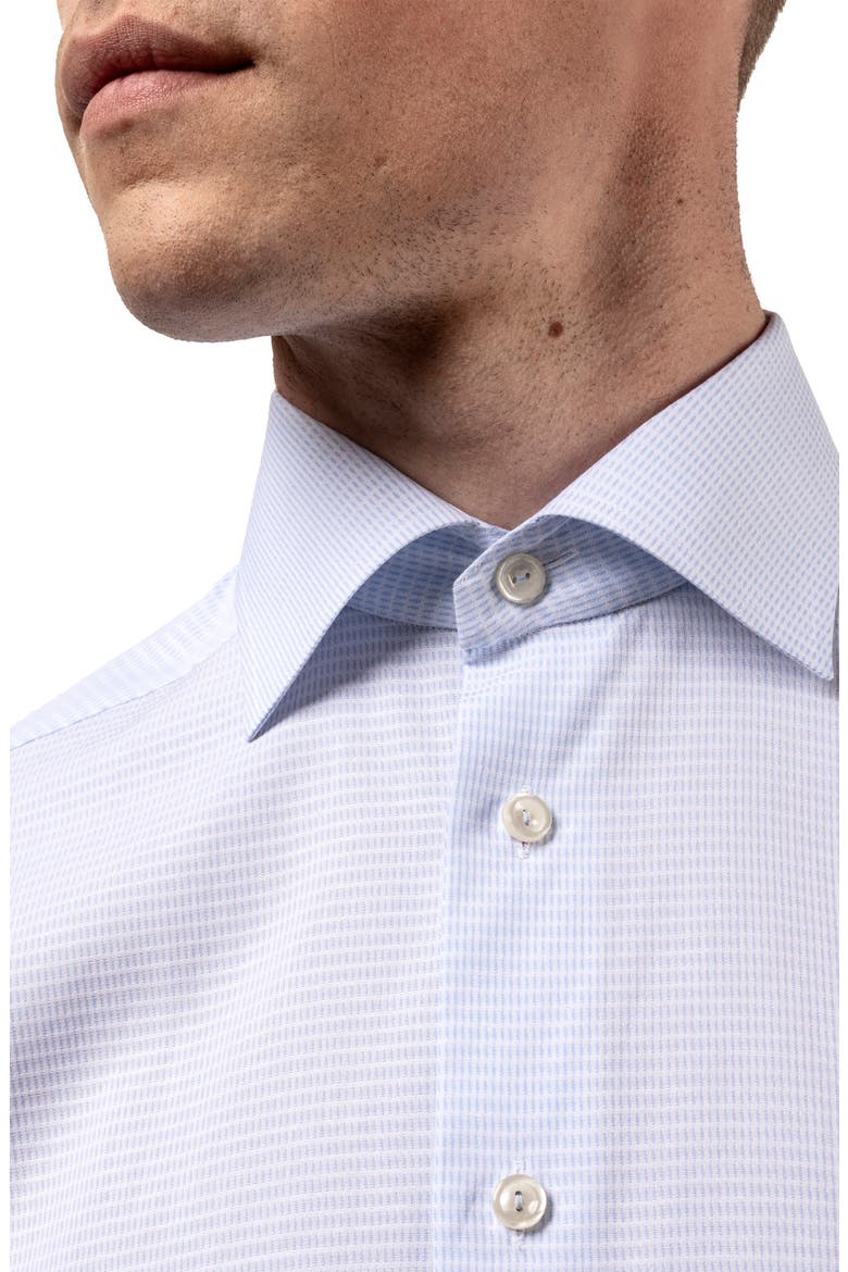 Contemporary Fit Textured Dress Shirt, Alternate, color, BLUE