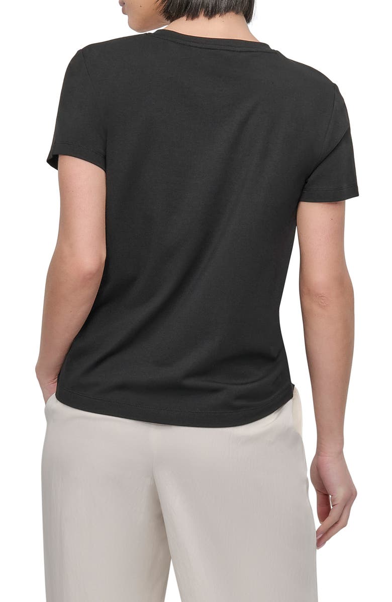 DKNY Crochet Pocket T-Shirt, Alternate, color, 