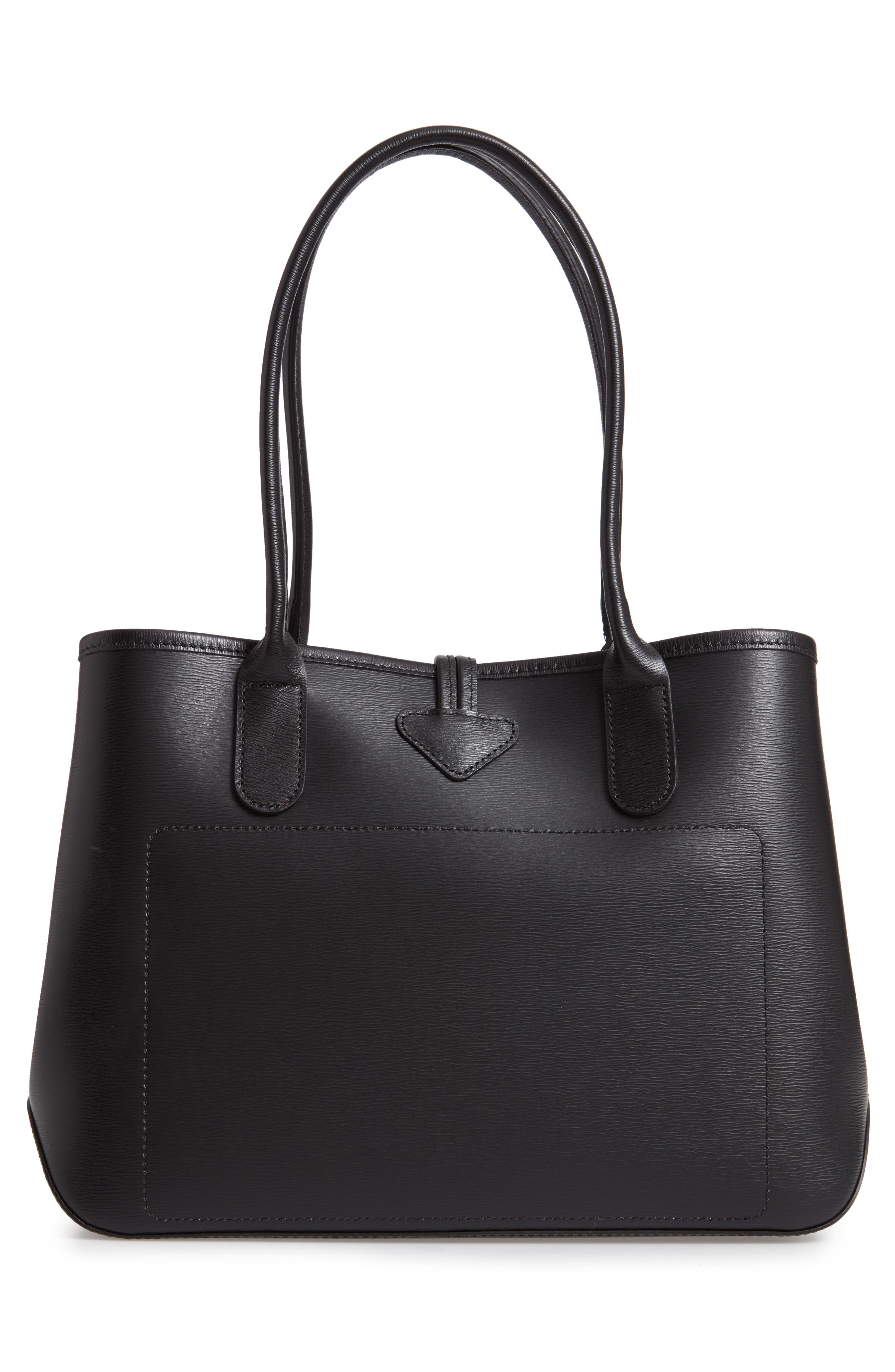 Longchamp Roseau Leather Tote, Alternate, color, 