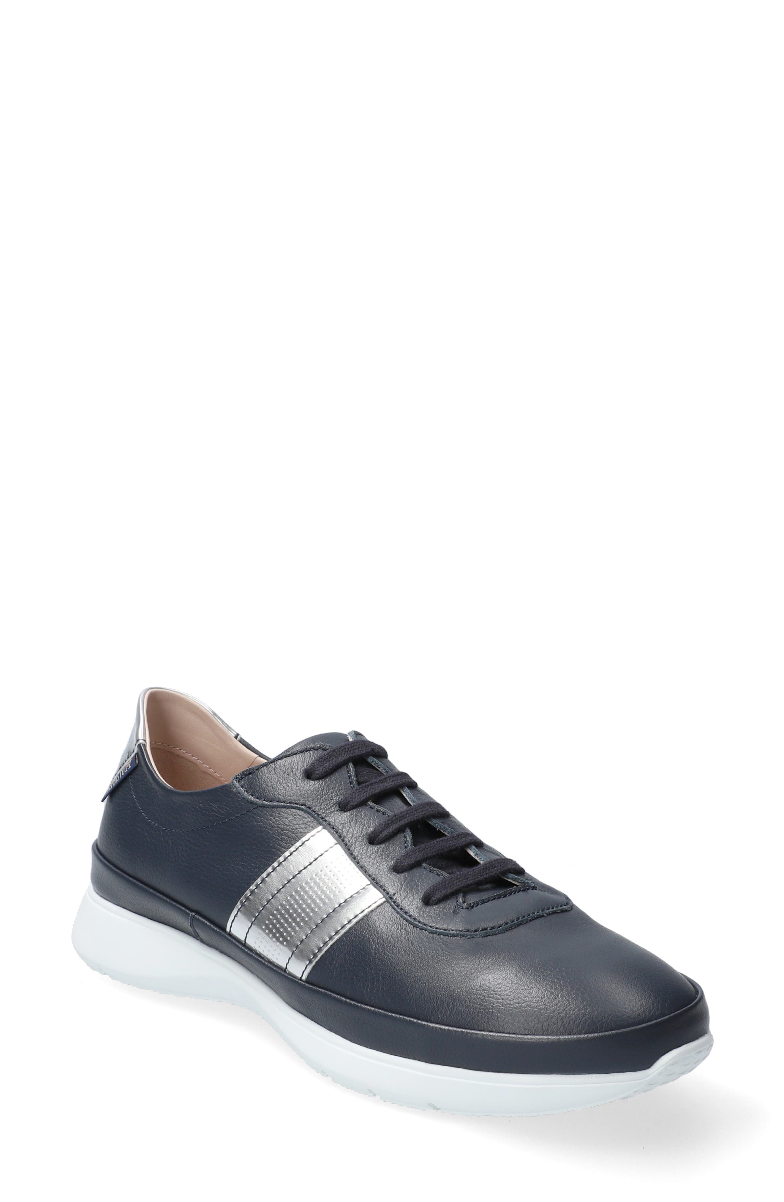 Merania Sneaker, Main, color, NAVY LEATHER