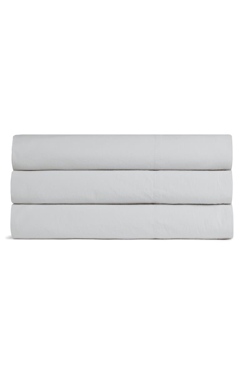 Parachute Percale Top Sheet, Main, color, Light Grey