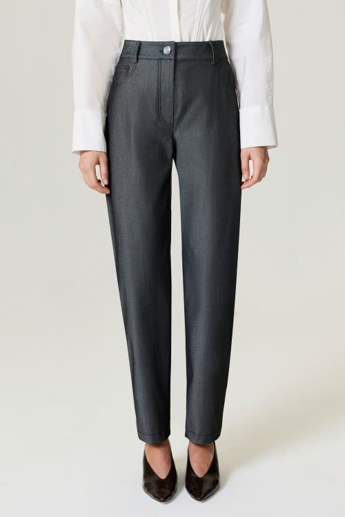 Nocturne Balloon Cut Tailored Pants In Black