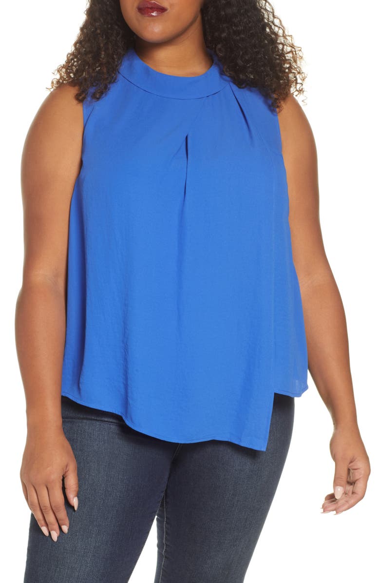 Vince Camuto Rumple Georgette Sleeveless Top, Main, color,