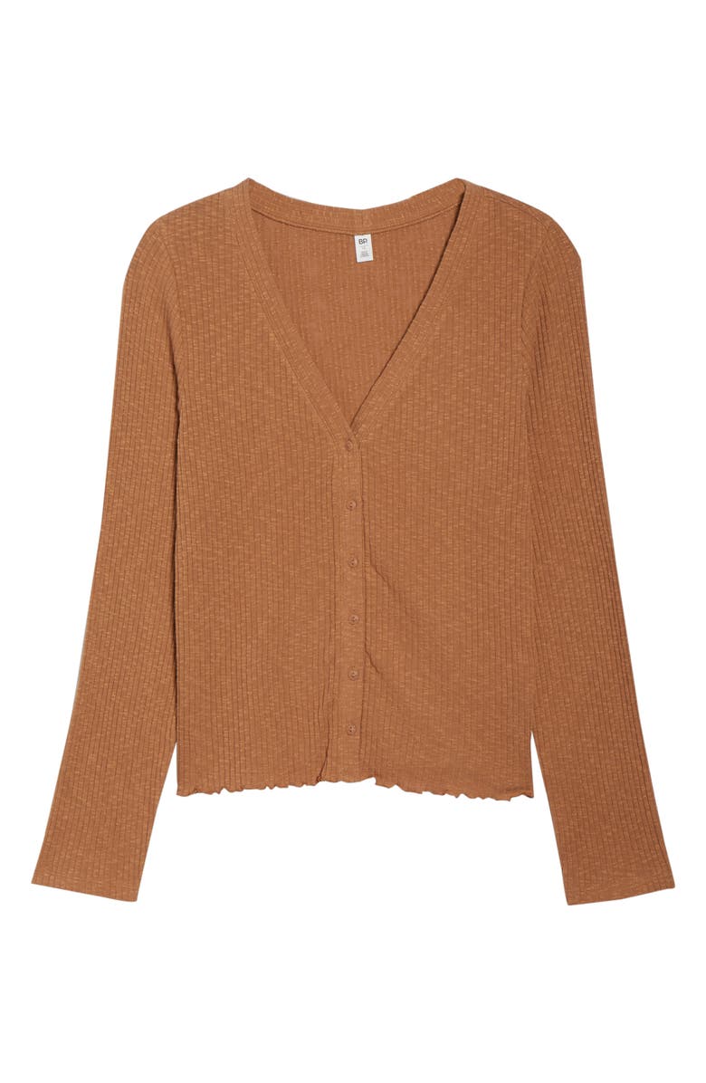 BP. Slim Long Sleeve Button Cardigan, Alternate, color,