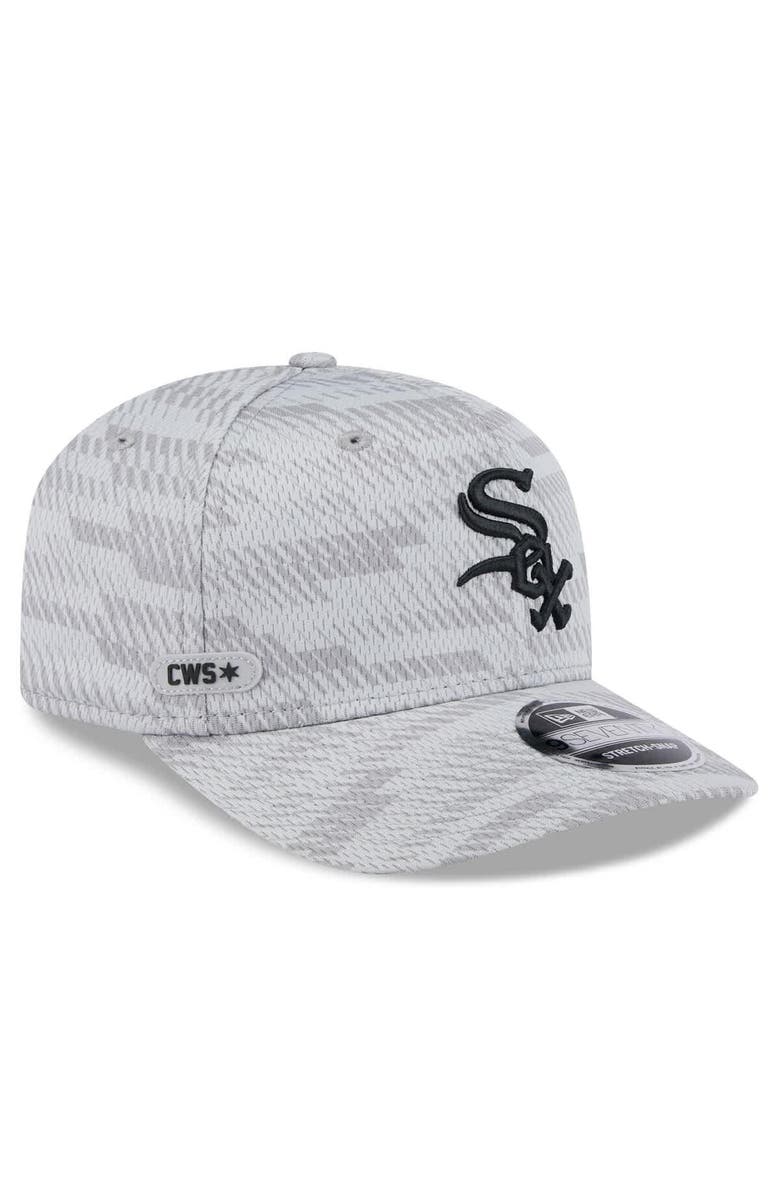 New Era Men's New Era Gray Chicago White Sox 2025 MLB Clubhouse 9SEVENTY Stretch-Snap Hat, Main, color, Gray