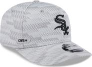 New Era Men's New Era Gray Chicago White Sox 2025 MLB Clubhouse 9SEVENTY Stretch-Snap Hat