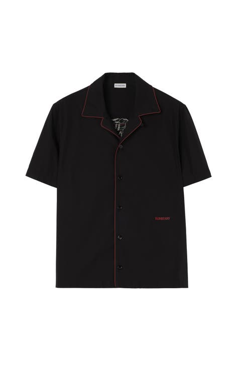 Relaxed Fit Knight Heart Cotton Shirt