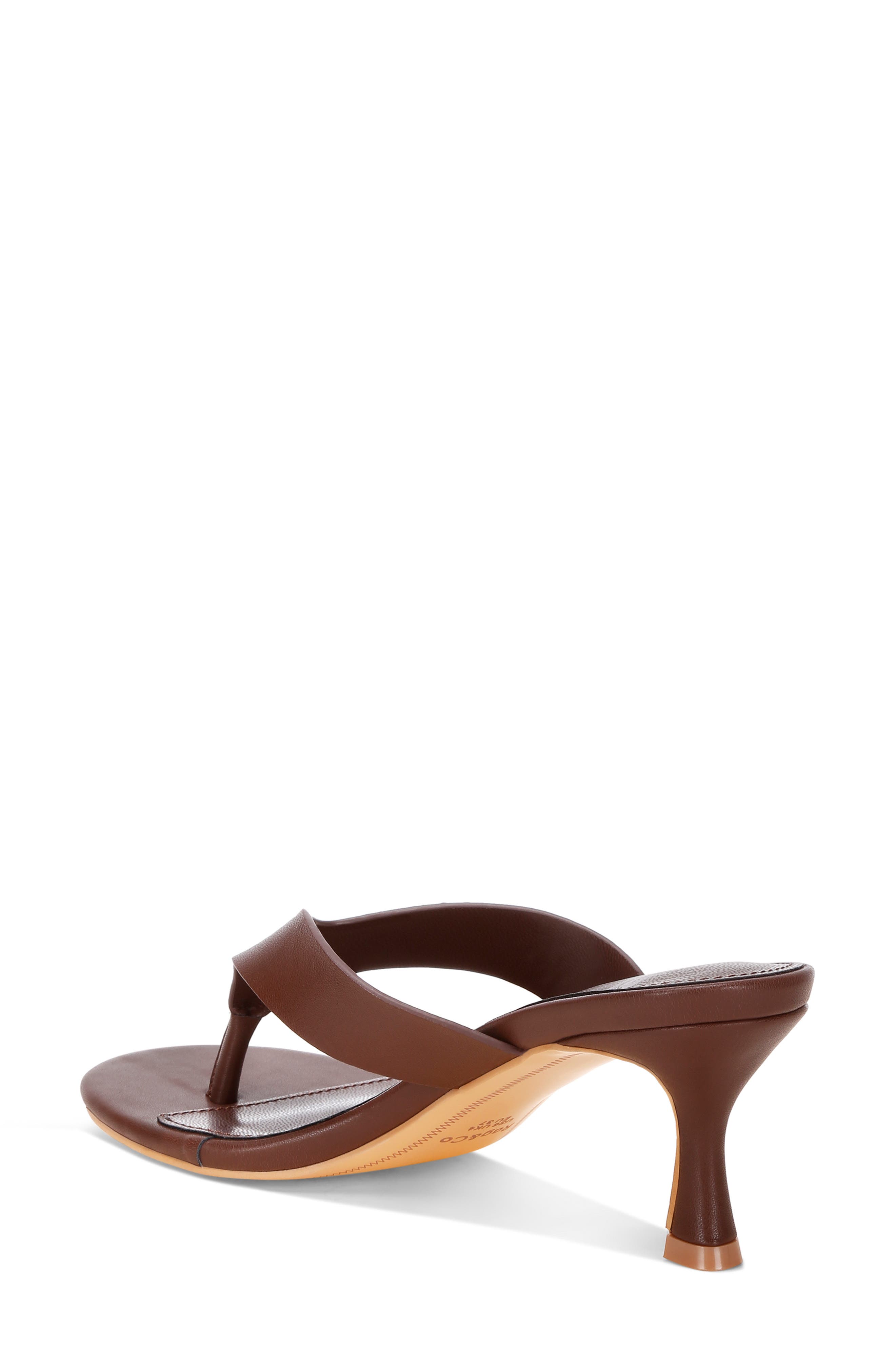 Beaboux Leather Sandal, Alternate, color, BROWN
