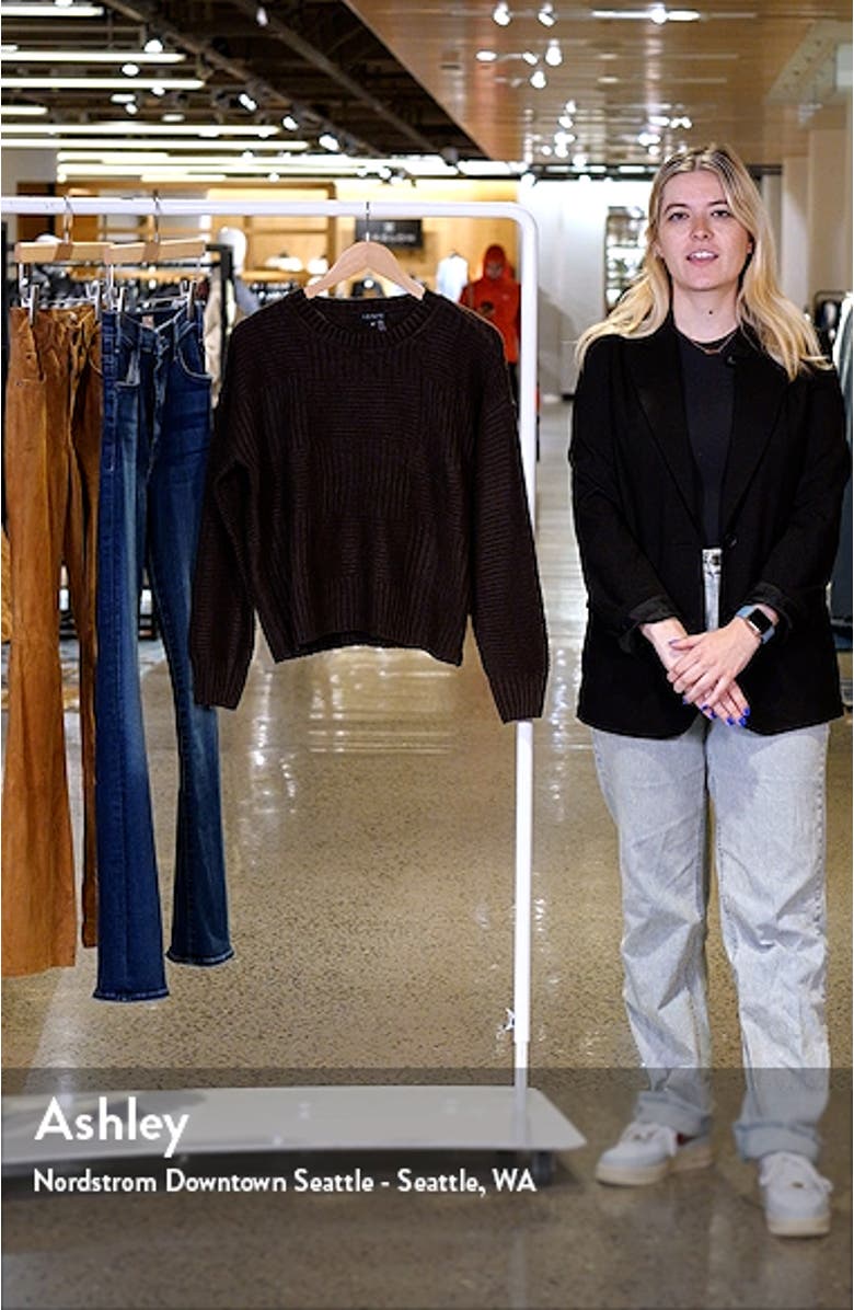 Check Pattern Crewneck Sweater, sales video thumbnail