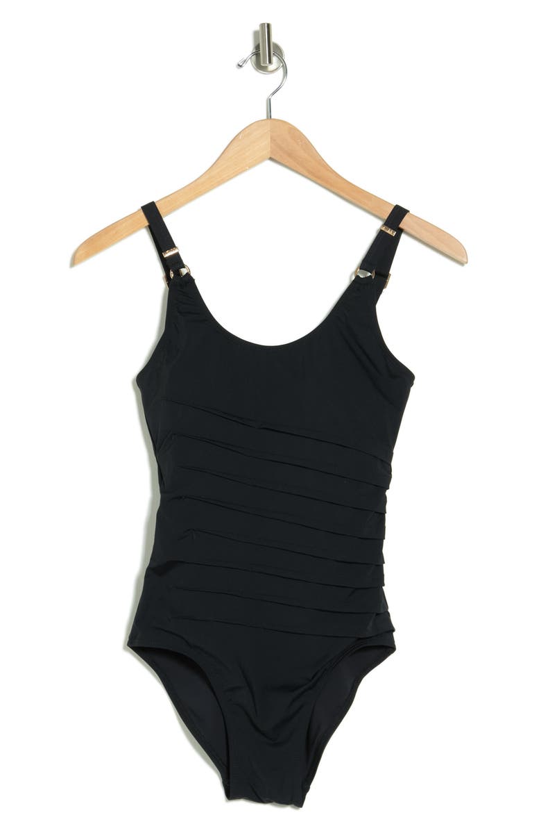 Catherine Malandrino One-Piece Swimsuit, Alternate, color, 