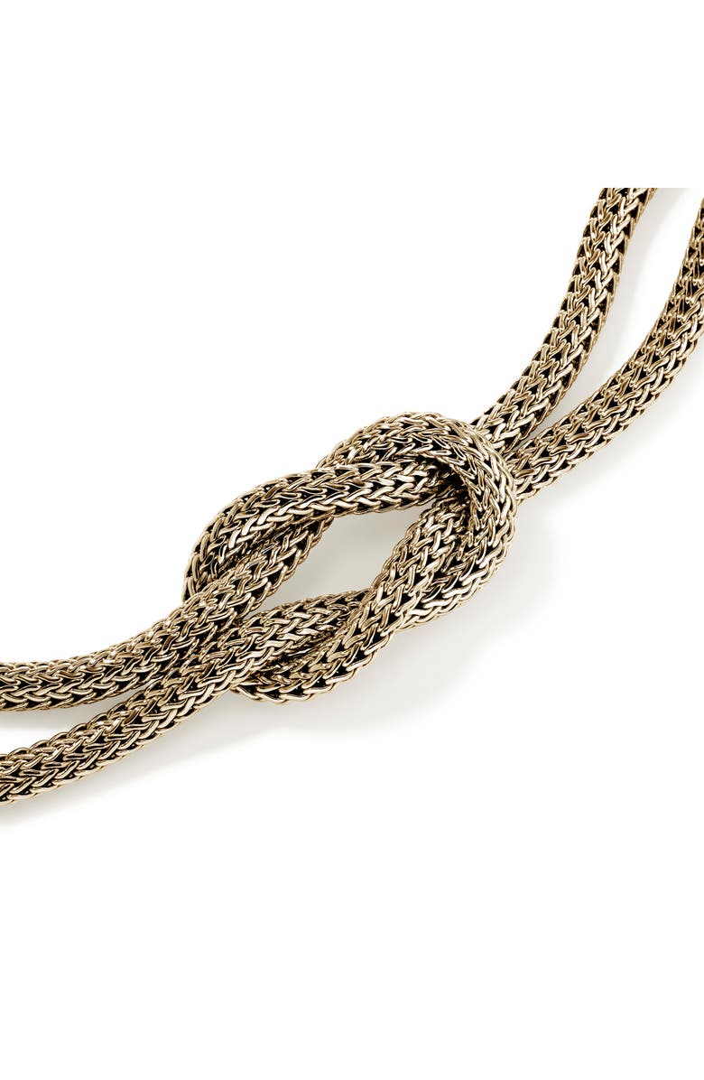 John Hardy Love Knot Bracelet, 13mm, Alternate, color, Gold