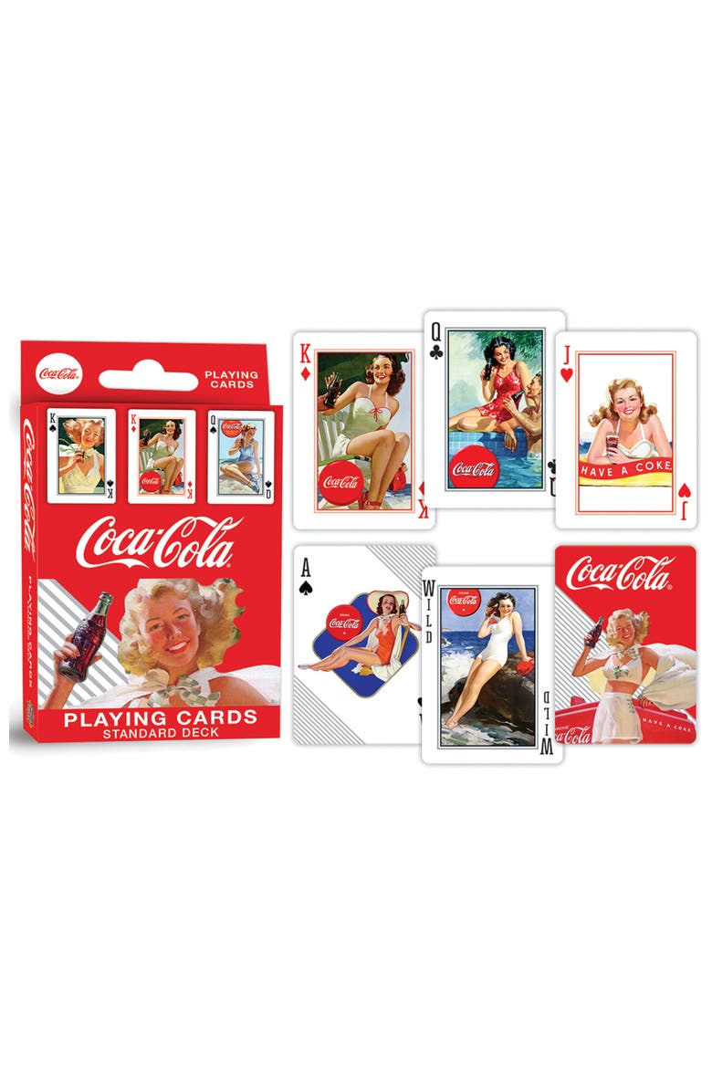 Coca-Cola Classic Ads Playing Cards, Alternate, color, Multicolor