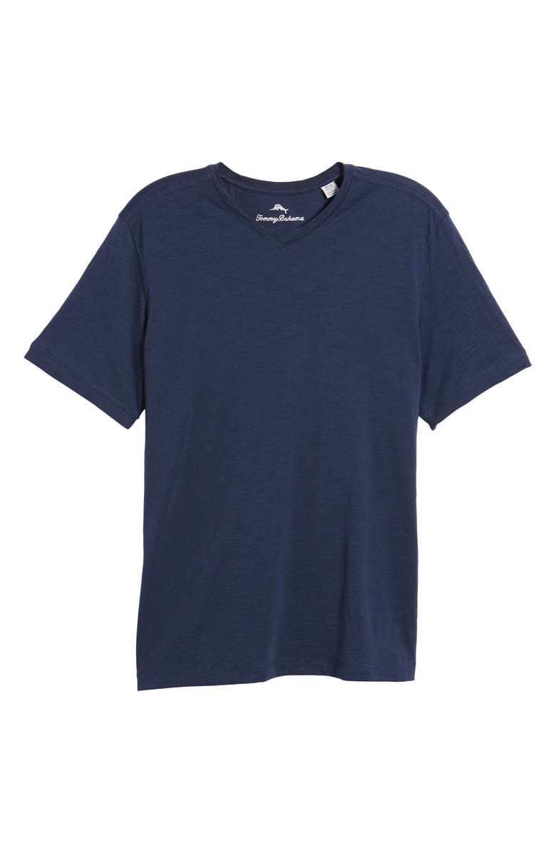 Tommy Bahama Portside Palms V-Neck T-Shirt, Alternate, color, Maritime