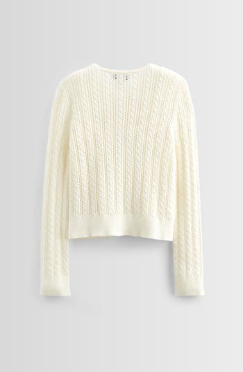 Kids' Cable Stitch Cardigan & Sweater Tank Set