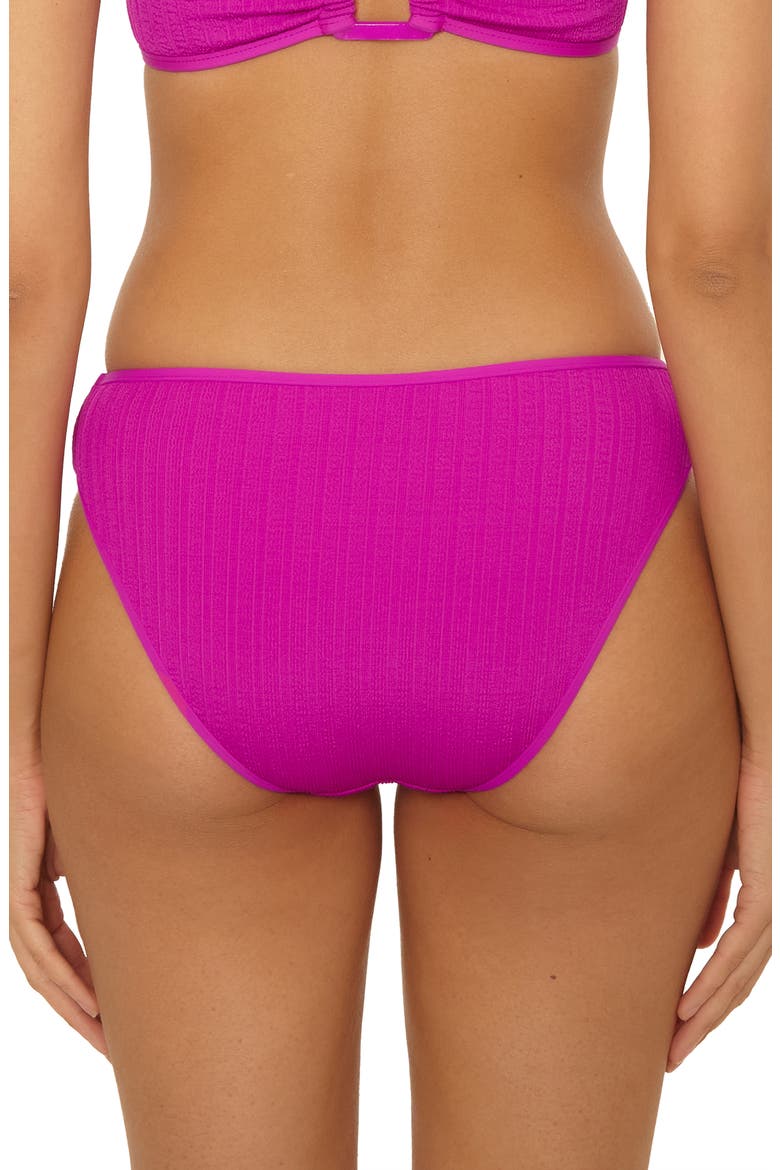 Crinkle Crush Hipster Bikini Bottoms, Alternate, color, HIBISCUS