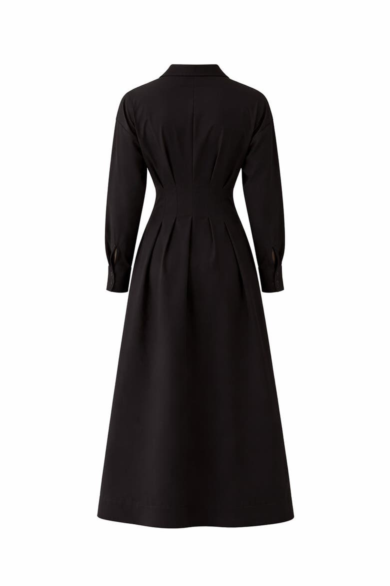 Billie Midi Dress, Alternate, color, BLACK