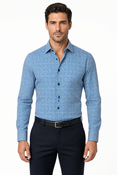 Lucas Button Down Long Sleeve Shirt