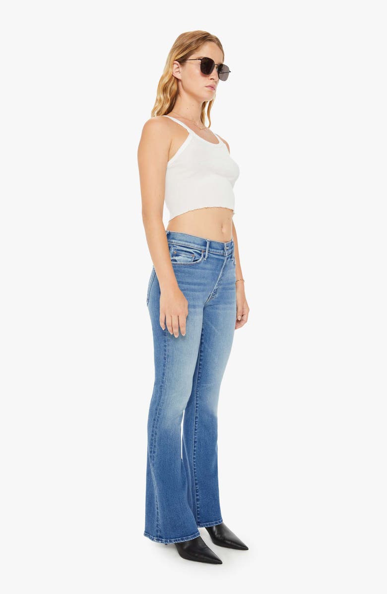 MOTHER Lil' Weekend Flare Jeans, Alternate, color, Layover