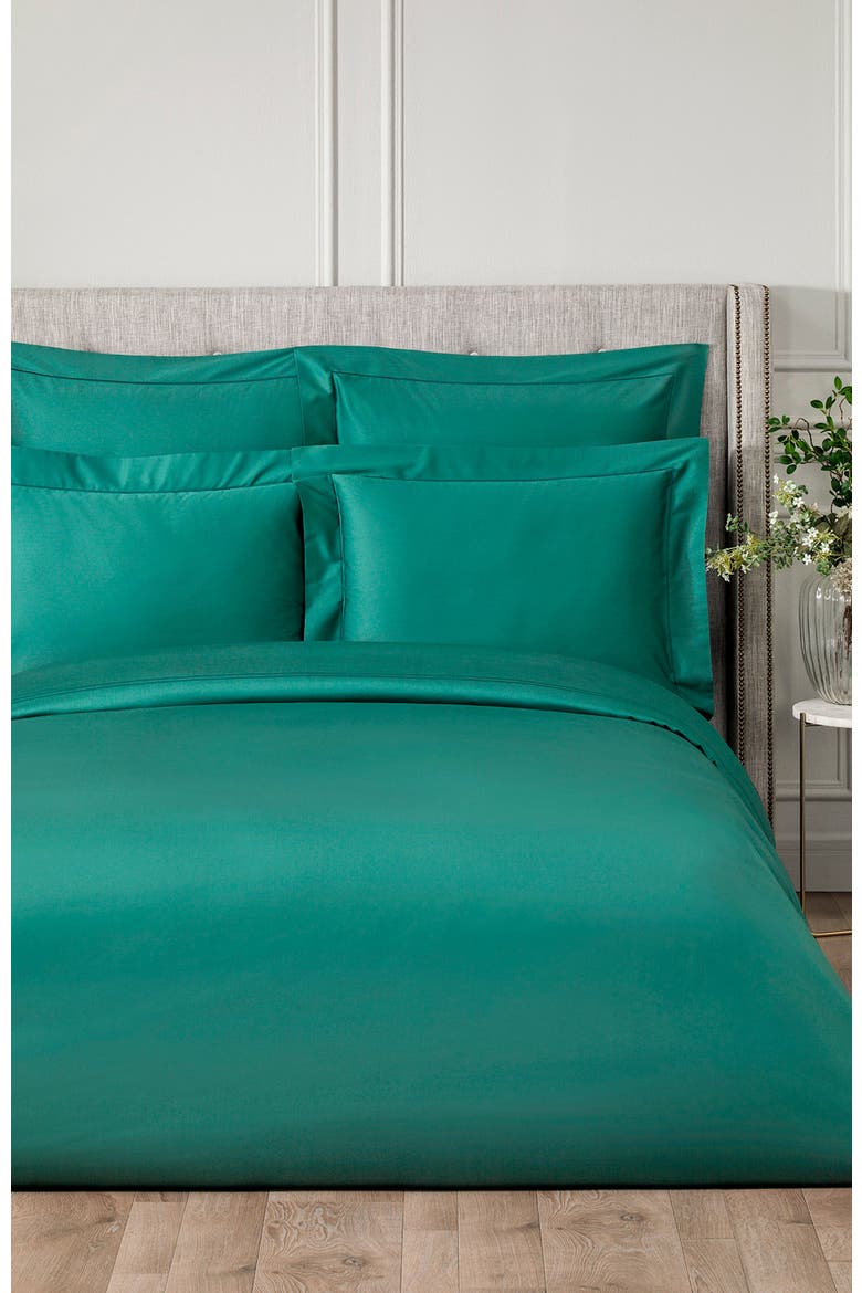 Rhapsody Duvet Cover, Alternate, color, Green