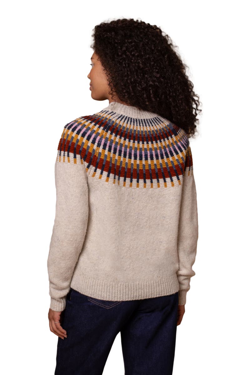 Celtic 
Co. Stitch Yoke High Neck Sweater, Alternate, color, Oatmeal