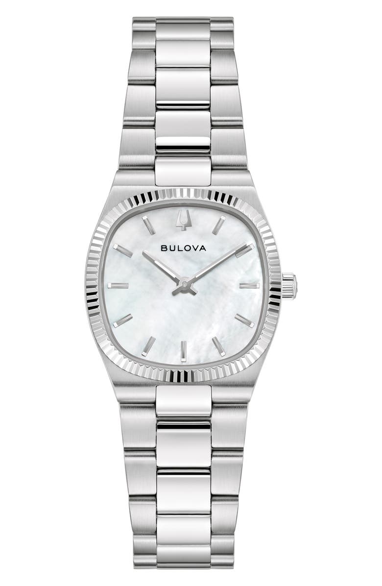 BULOVA Mini Super Seville Bracelet Watch, 25mm, Main, color, Silver-Tone