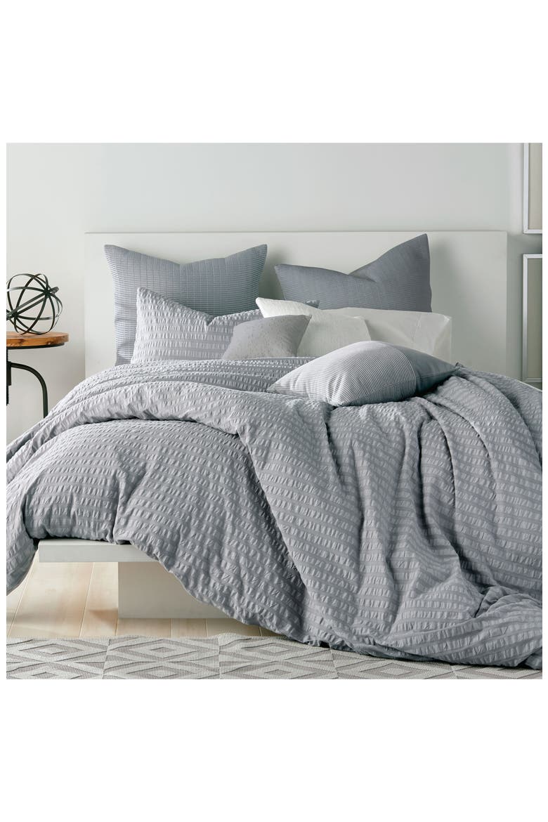 City Crush Duvet Cover, Alternate, color, GREY