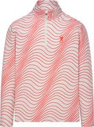 Eastside Golf Signature Wave Stripe Quarter Zip Pullover