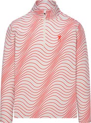 Eastside Golf Signature Wave Stripe Quarter Zip Pullover