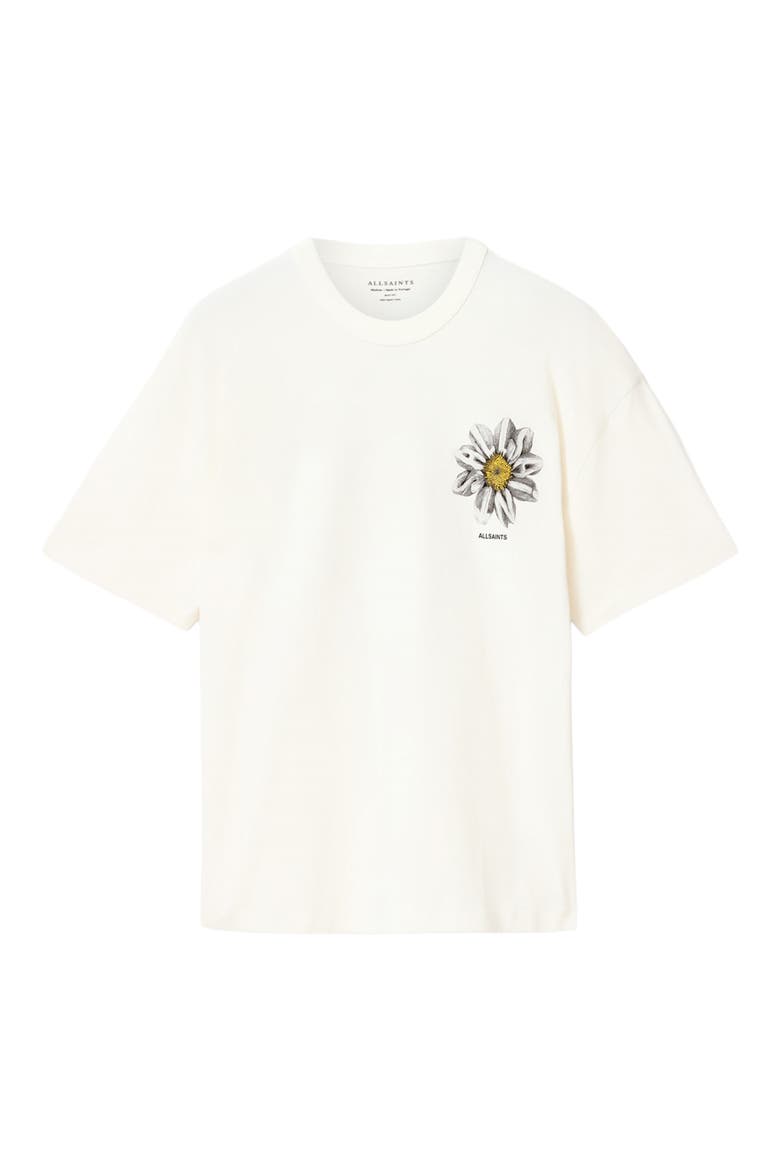 Petals Cotton Graphic T-Shirt, Alternate, color, CHALK WHITE