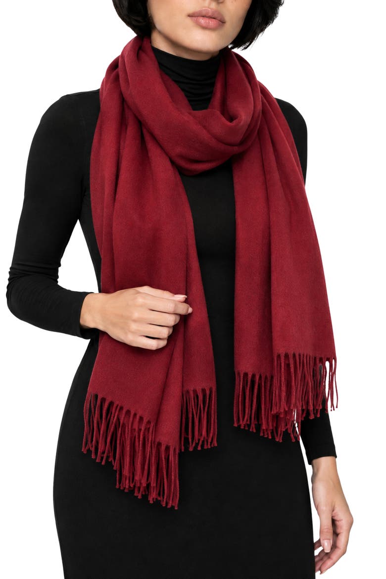 Cami Reversible Scarf, Main, color, WINE